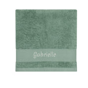 serviette enfant, serviette enfant personnalisee, serviette bebe, serviette bebe personnalise, cadeau de naissance, serviette personnalise, serviette 70 x 140, serviette 50 x 100, 100% coton oeko-tex, serviette absorbante enfant, design français, creation française, marque française, l'oiseau bateau, vert, pingouin