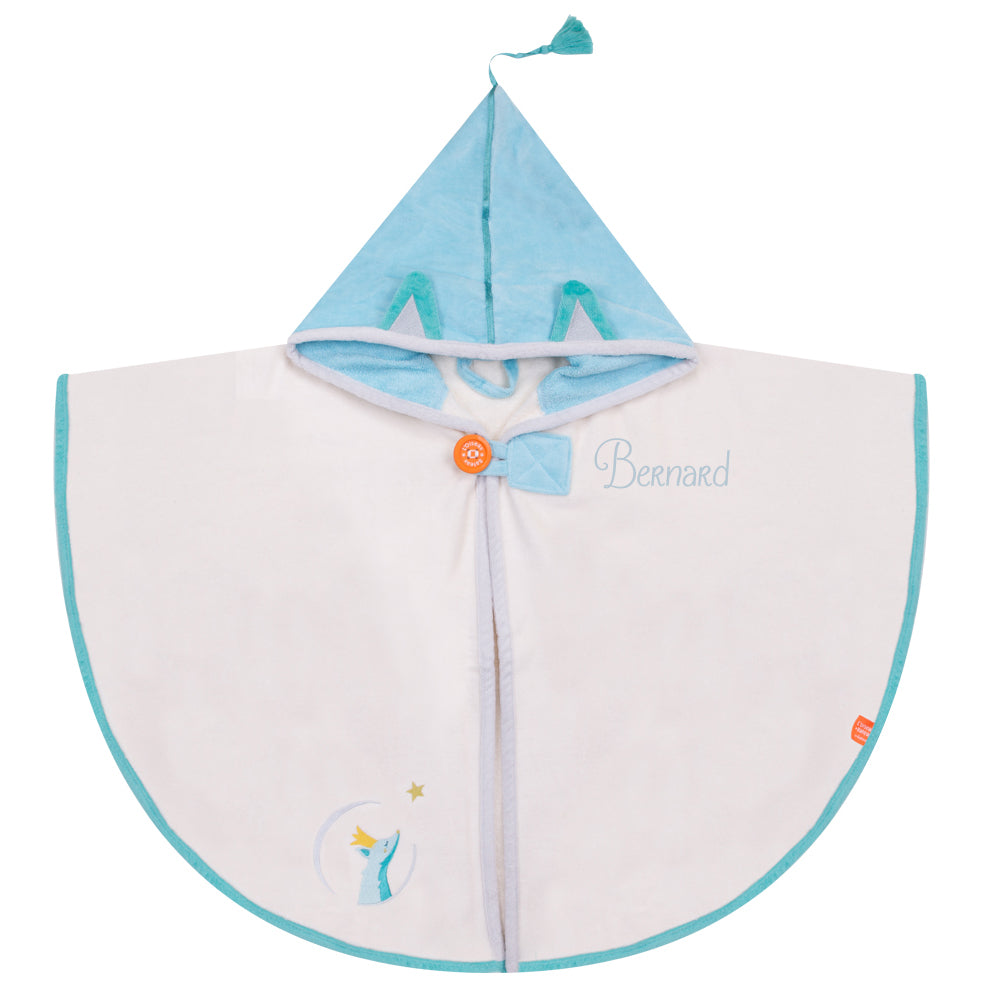 Cape de bain bebe, cape de bain enfant, cape de bain  personnalisee bebe, cape de bain personnalisee enfant,cadeau de naissance, cadeau de naissance personnalise, carre de bain bebe, carre de bain enfant, poncho de bain bebe, poncho de bain enfant, creation française, design français, marque française, l'oiseau bateau, cape de bain ecru, theme renard