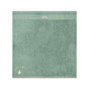 serviette enfant, serviette enfant personnalisee, serviette bebe, serviette bebe personnalise, cadeau de naissance, serviette personnalise, serviette 70 x 140, serviette 50 x 100, 100% coton oeko-tex, serviette absorbante enfant, design français, creation française, marque française, l'oiseau bateau, vert, pingouin